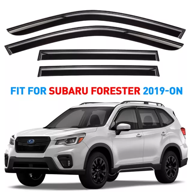 Side Window Deflectors Rain Guards for 2019-2023 Subaru Forester