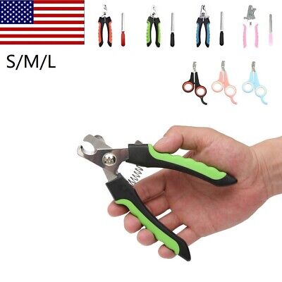 Dog Nail Clippers Stainless Steel Professional Claw Care File Cat Grooming Tool