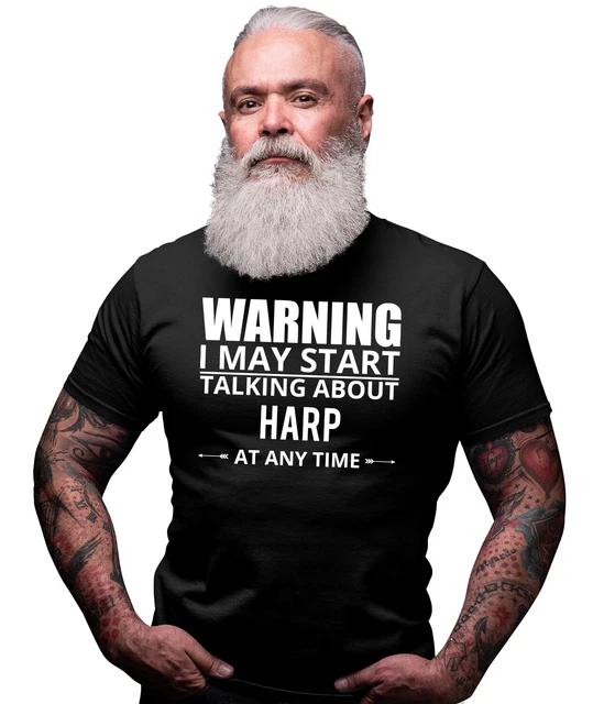 Avvertenza Che Posso Iniziare A Parlare Di Arpa In Qualsiasi Momento T Shirt Papà