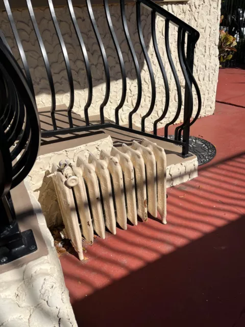 antique cast iron radiator circa 1929