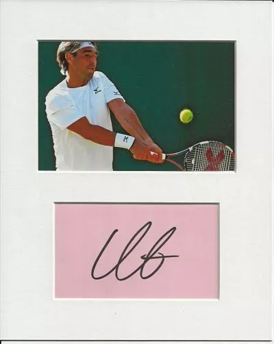 Marcos Baghdatis tennis signed genuine authentic autograph signature AFTAL COA