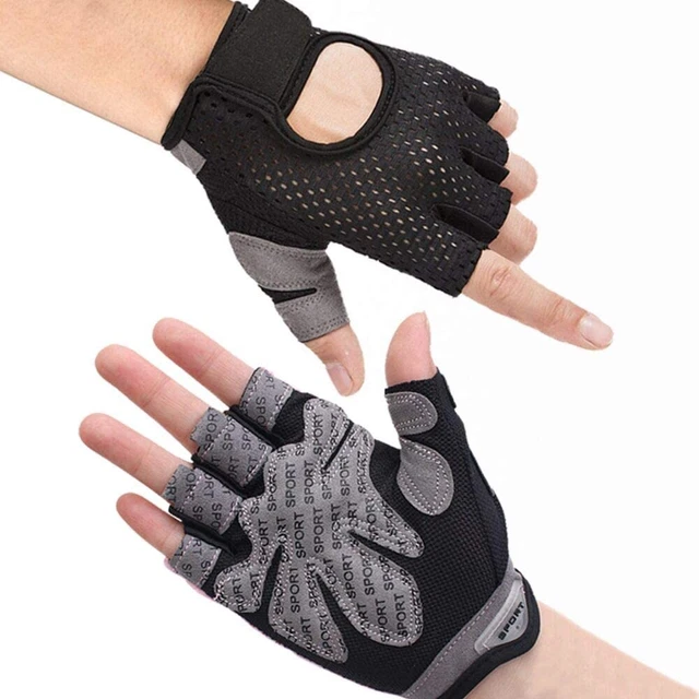 Hually Gant Fitness, Gants de Sport Anti-dérapant avec Soutien pour Levage...