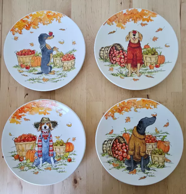 Plates with dogs deals on them