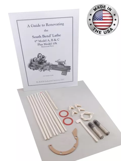 South Bend Lathe 9" Model A UMD (Underneath Drive) Rebuild Manual and Parts Kit