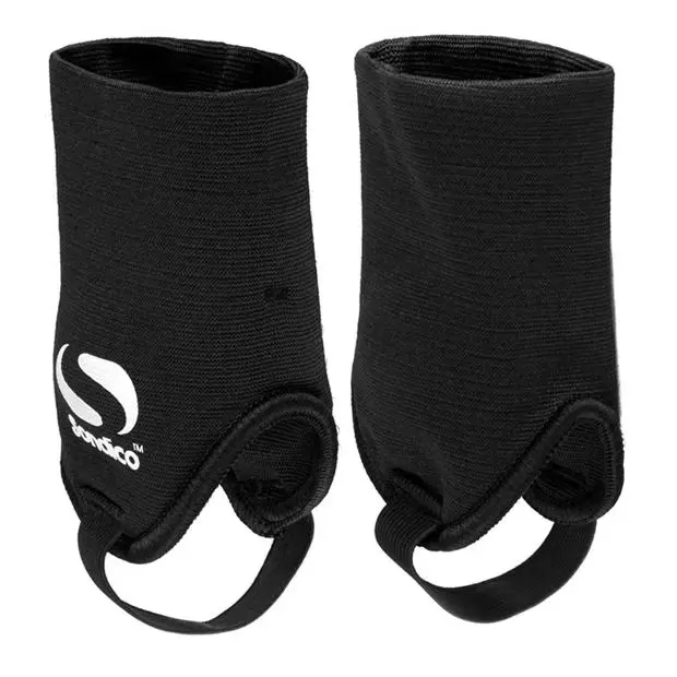 Rugby/Football/Hockey Ankle Guards/Pads/Shields/Protectors. Senior. Black