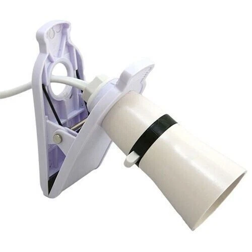Convenient Lighting Mains Powered Clip-On Spot Bulb Holder, Switch & 2m Cable
