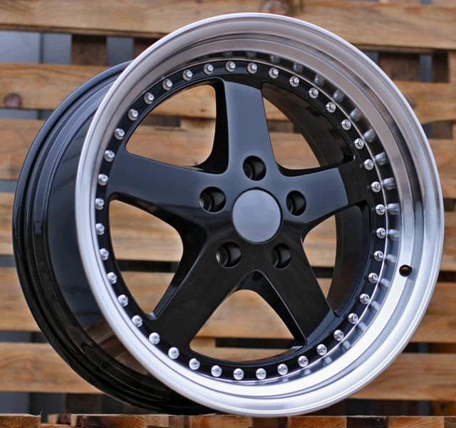 Jantes Alliage ADR Schnitzer Style 17 Pouces 4x100 ET30 - Argent Brillant - Lot De 4