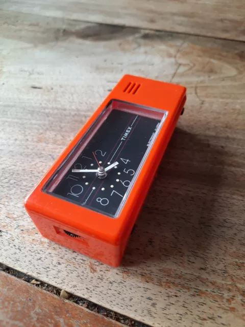 R VEIL DE VOYAGE ancien TIMEX Electronic Alarm Vintage Japan EUR