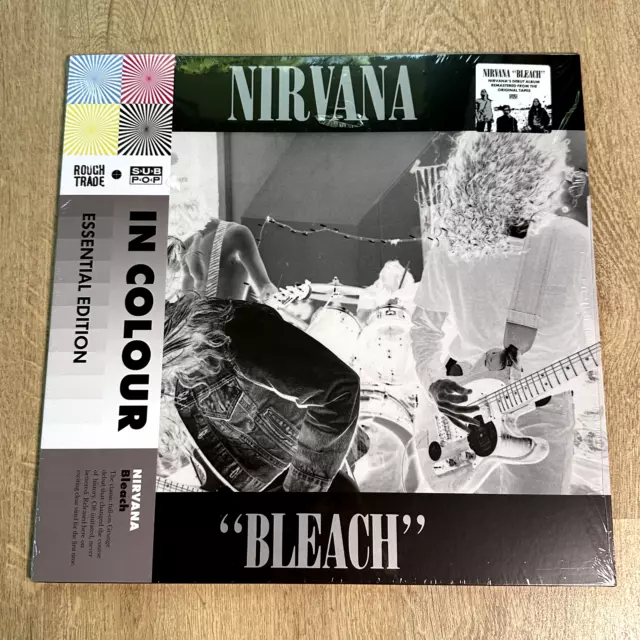 NIRVANA BLEACH CLEAR Vinyl Record Album Limited 500 Edition Rough Trade ...