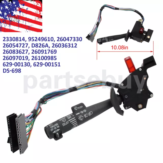 For Chevy Silverado Turn Signal Wiper Combination Multifunction Switch 26100985