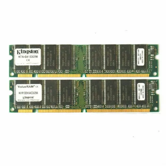 512MB 2PCS 256MB PC133 133MHz 168 Pin SDR SDRAM DIMM NON-ECC Desktop Ram Memory