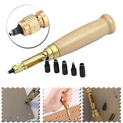Amtech Foro Punzone Vite Rimovibile Trapano Auto Con 6 Misura Punta 1.5-4mm Cinture 