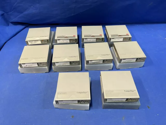 Lot Of 10 Vintage Digital DEC TK50-K CompacTape Tape Cartridge Vax