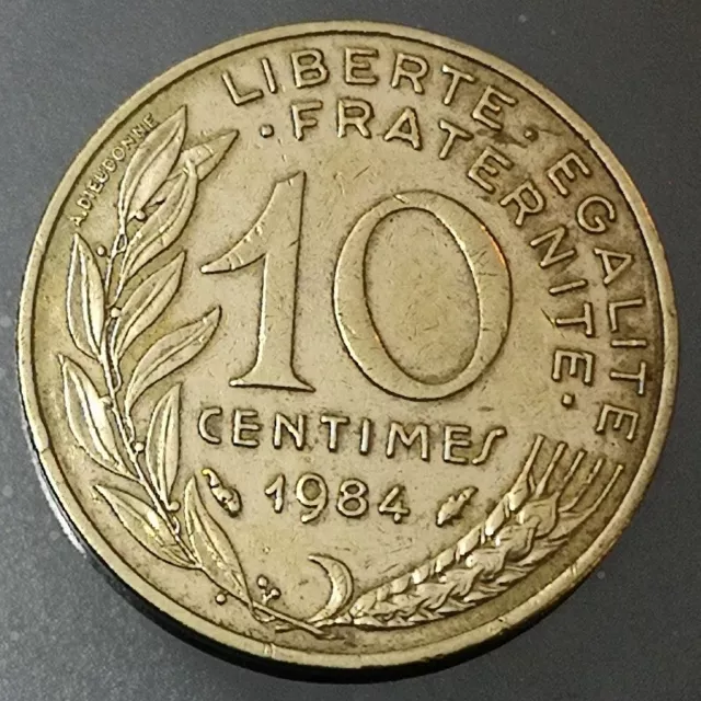 Monnaie France - 1984 - 10 Centimes Marianne Cupro-aluminium