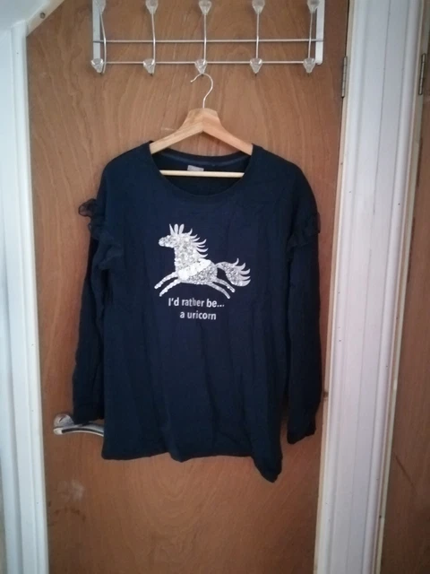Next Girls Unicorn Jumper Age 15 Years