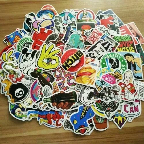 96Pcs Adult Stickers Bomb Skateboard Guitar Luggage Sexy Girls Decals Pack  Lot