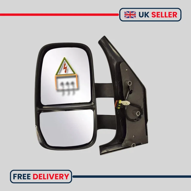 Long Arm Electric Door Mirror For Iveco Daily Van 2006-2014 – Drivers Side, Heated - View #2