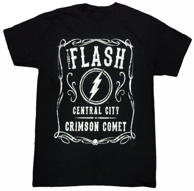 Officially Licensed DC Comics The Flash Filigree Adult T-shirt