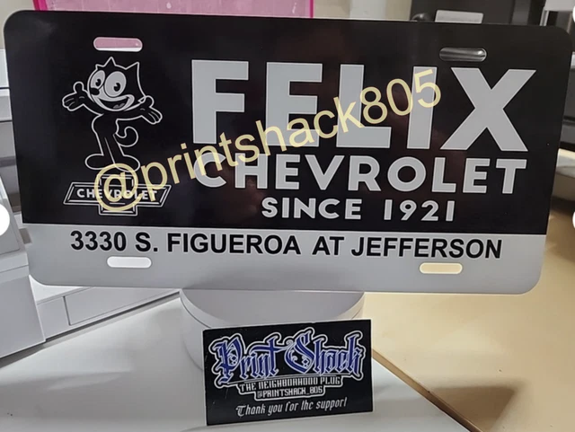 Felx | Custom Alumnum Lcense Plate | Lowrder | Chevrolet - Etsy