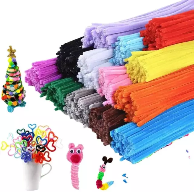 Pipe Cleaners for Craft 30cm Premium Quality 13 Colours Pack 20-200