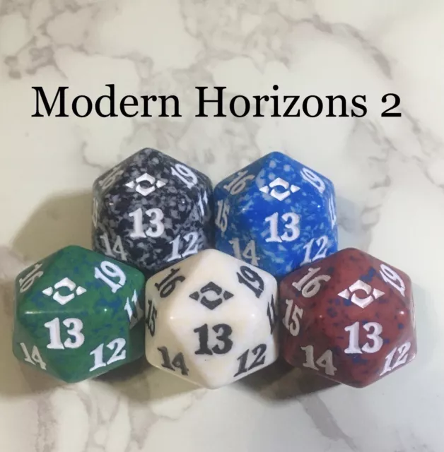 Modern Horizons 2 | Complete Set | MTG D20 Spindown Lifecounter Set Dice