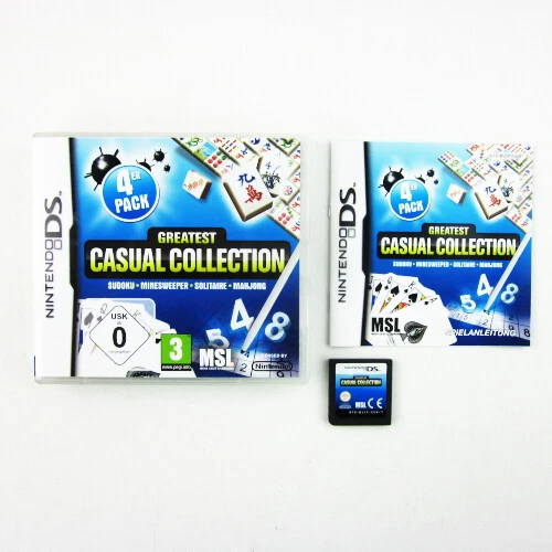Jeu DS : Greatest Casual Collection – Sudoku, Minesweeper, Solitaire, Mahjong (NES) – Occasion