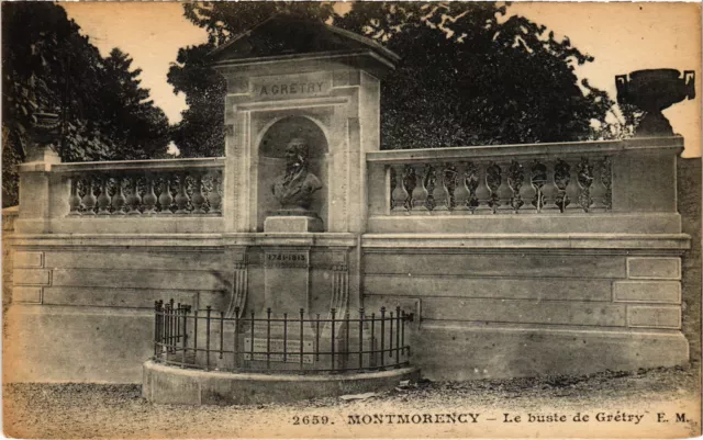 CPA Montmorency Le buste de Gretry (1319908)