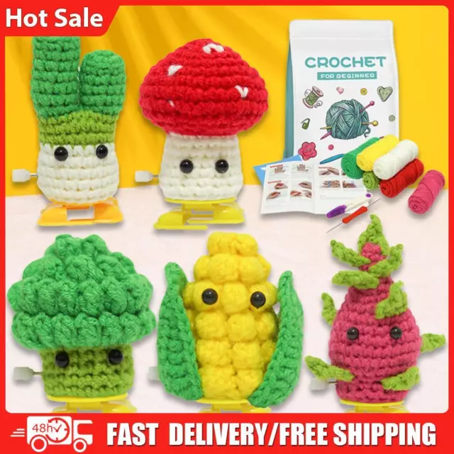 Cactus Toys Crochet Starter Kit Creative DIY Knitting Supplies for Adults Kids