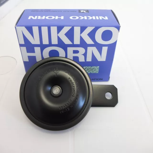 per moto suzuki nikko clacson claxon horn YF-12 12V 3A 105 db tono alto japan