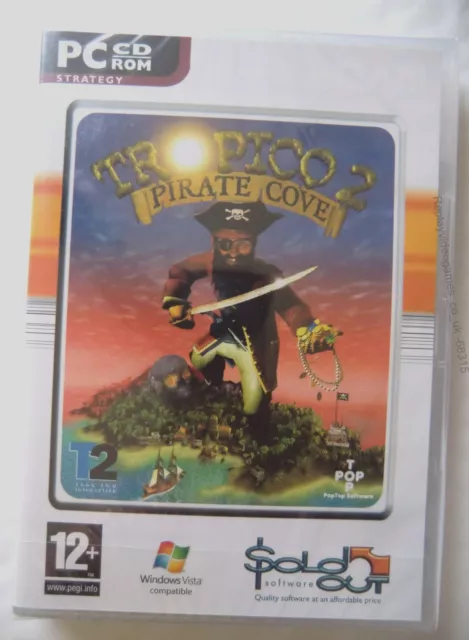 68315 - Tropico 2 Pirate Cove [NEW / SEALED] - PC (2003) Windows XP