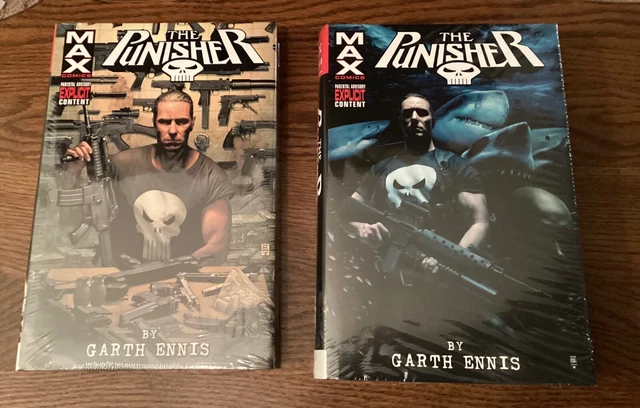 Punisher Max Omnibus 1-2 Garth Ennis HARDCOVER Marvel NEW SEALED RARE OOP HC
