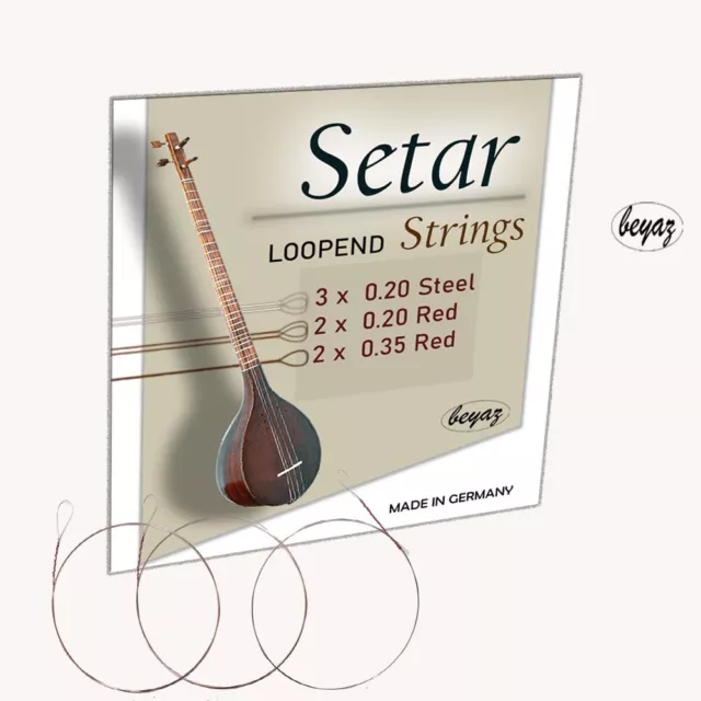 Persiche Setar Saiten  High Quality Setar Strings Iran setar Teli Beyaz