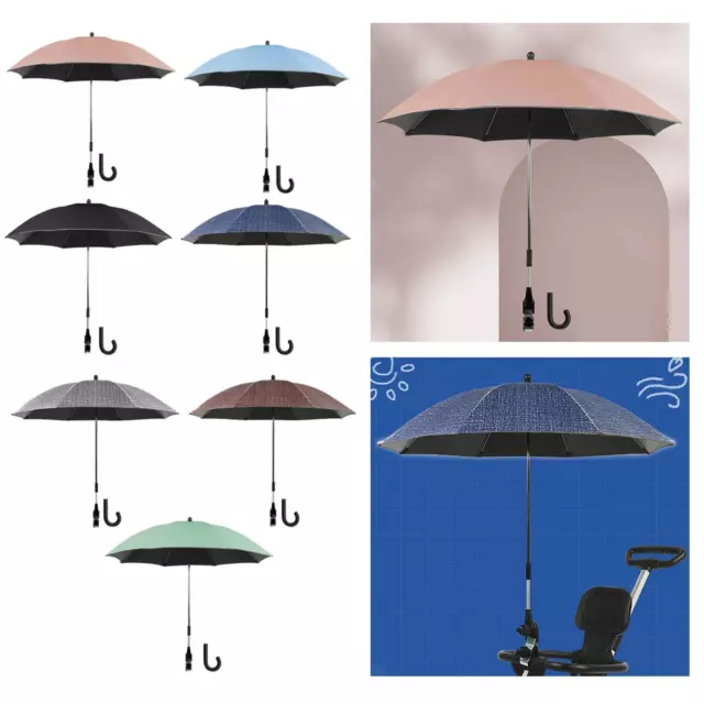 360 Degrés Poussette Pare-Soleil Bébé Parasol Parapluie pour