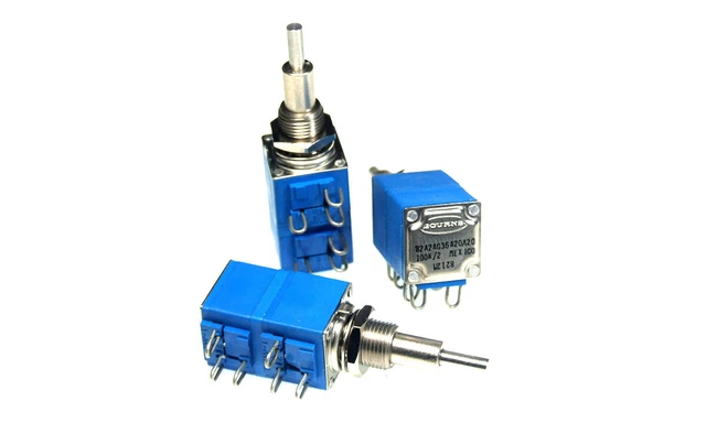 6pcs C100K 100K Dual Stereo Potentiometer Log Taper Pots 20mm - Foto 12