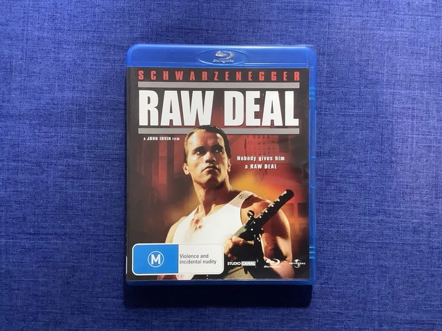 RAW DEAL (BLU-RAY, 1986) Arnold Schwarzenegger - Like New Region Free £ ...
