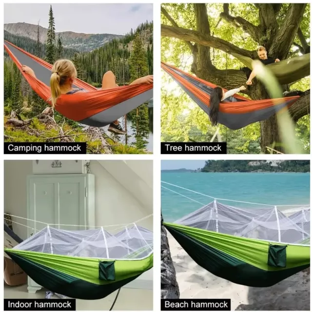 Lightweight Hammock with Mosquito Net for Ultimate Outdoor Comfort