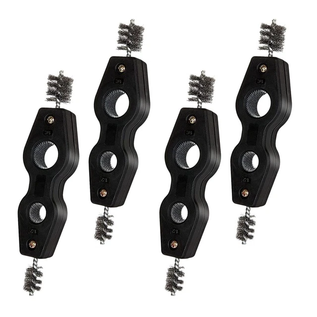 4Pcs Copper Tubing Brushes, Pipe Cleaning Tool Copper Pipe Cleaner Tool9012