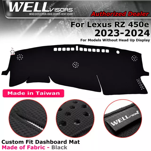 Armaturenbrett Matte Abdeckung Schwarz Für Lexus 2023-2024 Rz 450e WellVisors
