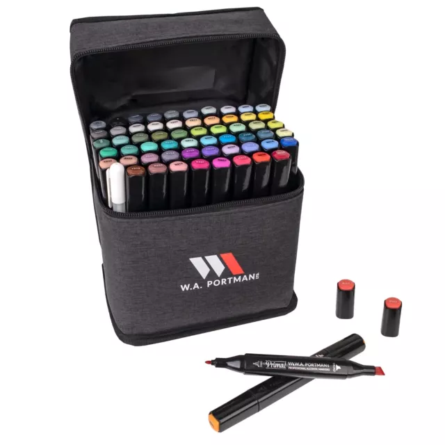 Touch 80pcs Permanent Art Sketch Drawing Marker Set , Alcohol Markers