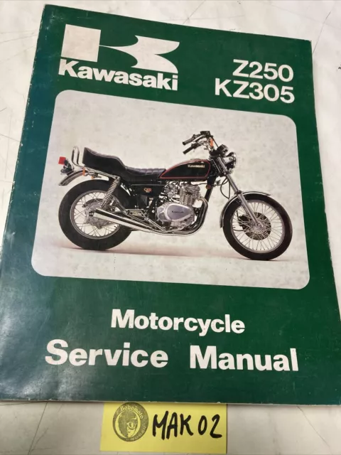 Kawasaki Z250 A1 A2 A3 B2 KZ305 A1 C1 manuel revue technique moto atelier Z KZ