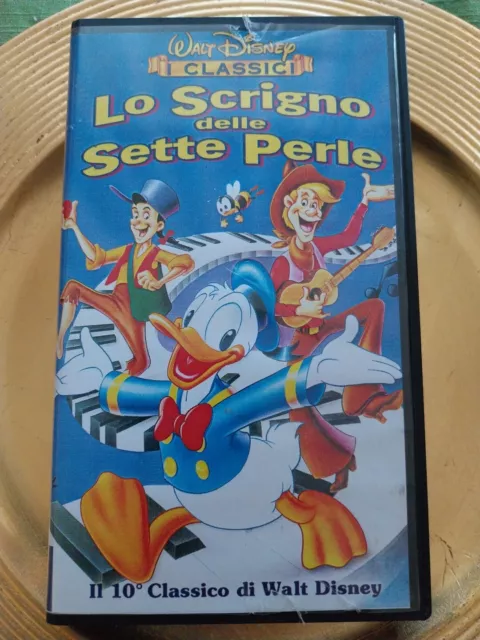 Lo Scrigno delle Sette Perle Videocassette VHS Cartoni Animati Walt Disney 1999