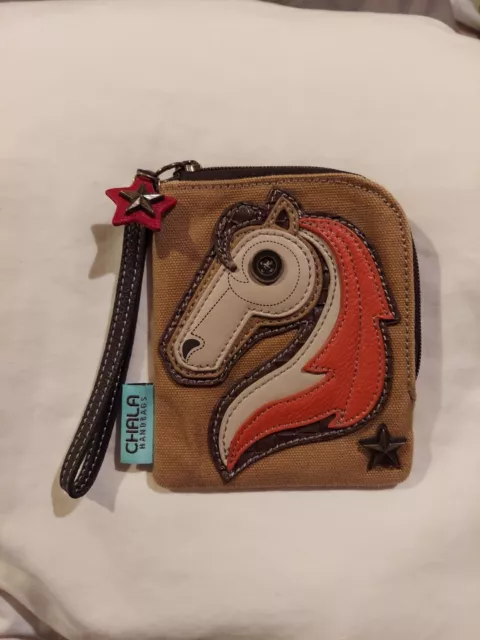 Charming Chala Magestic Horse Wallet Credit Cards Wristlet