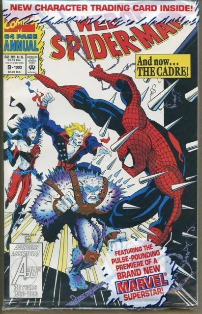 Web of Spider-Man Spiderman #9 ANNUAL Poly Bagged Marvel Comics 1993 (VFNM)