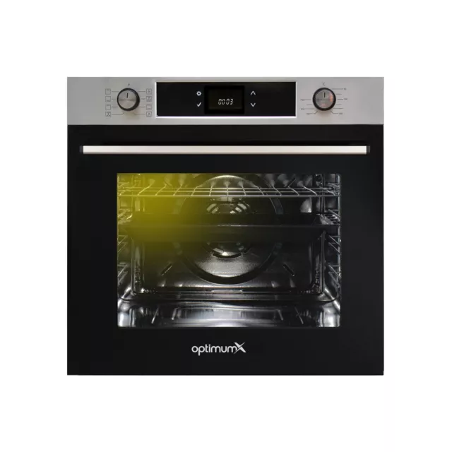 Einbau Backofen Elektro Herd Timer Autark Grill Umlut Pizza Ofen 71 L Edelstahl