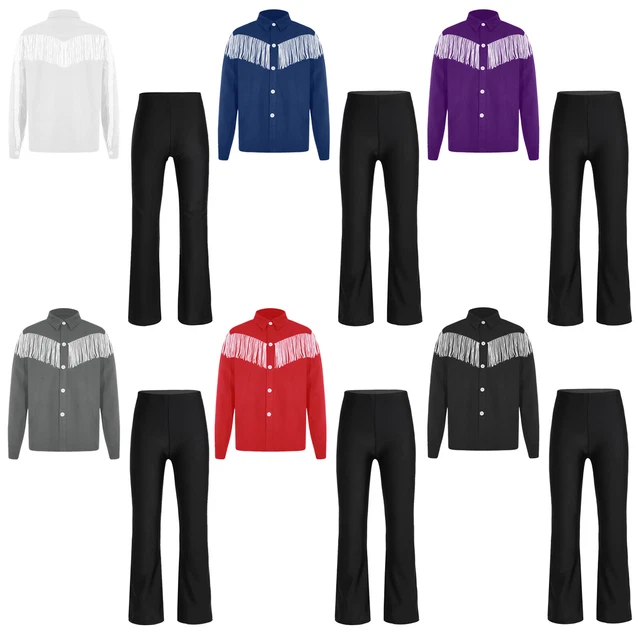Kids Girl's Top With Bell Bottoms Pants Character Dance Suit Sets Halloween