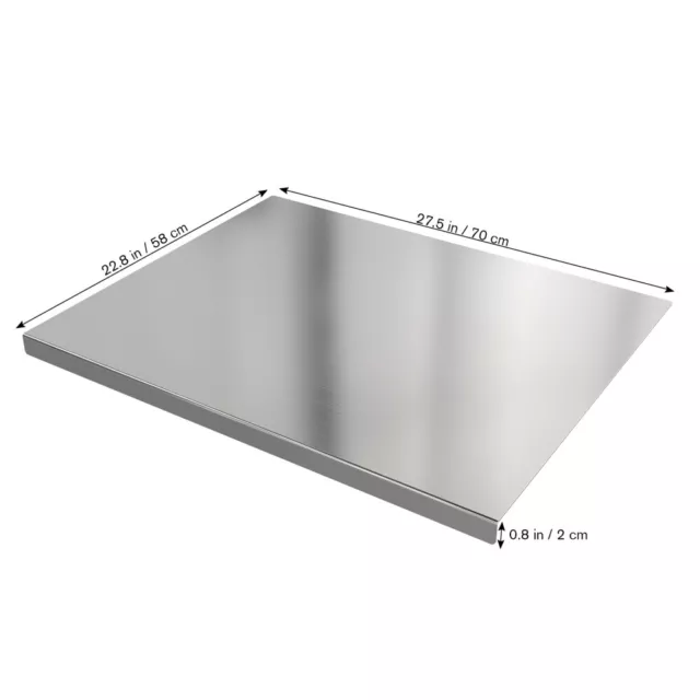 Stainless Steel Kitchen Worktop Protector Saver Cutting Board for Hot Pots Stand