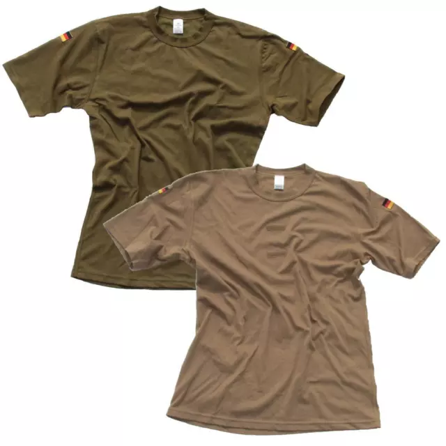 Original Bundeswehr T-Shirt Tropen Tarn Militär Survival Outdoor Angel Jagd geb.
