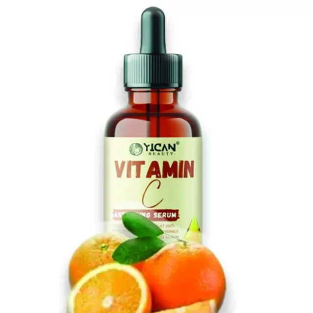 Sérum VITAMINE C pour visage anti-âge + acide hyaluronique vitamine A E...