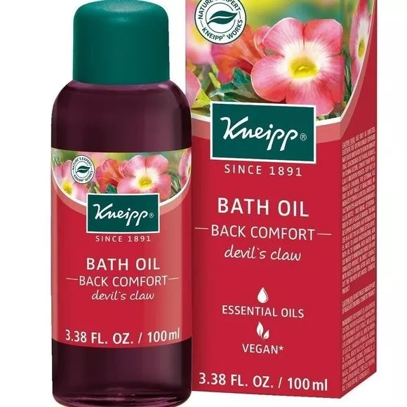 Kneipp Bath Oil, Back Comfort, Devil's Claw