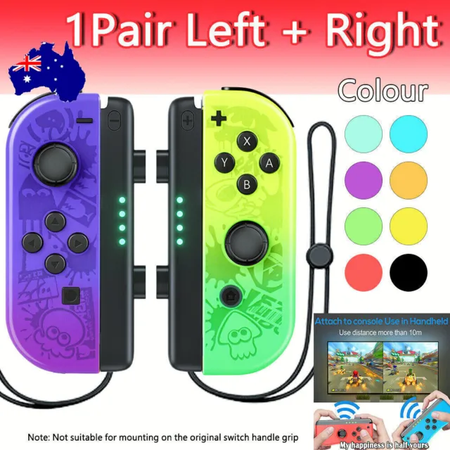 For Nintendo Switch Joy Con Controller Left & Right Wireless Pair Gamepad Joypad